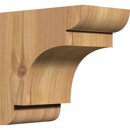 Ekena Millwork New Brighton Smooth Corbel, Western Red Cedar, 3 1/2"W x 6"D x 6"H COR04X06X06NEB00SWR